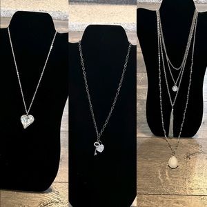 Lot of 3 Fashion Jewelry Necklaces